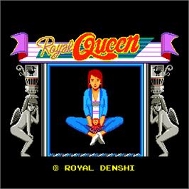 Title screen of Royal Queen [BET] on the Arcade.